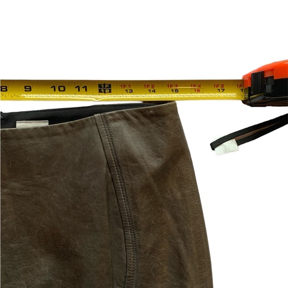 Women’s leather mini skirt truffle size 6 baddie punk edgy goth rocker grunge - Picture 6 of 10